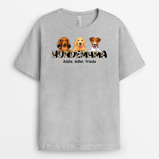 0920AGE1 Personalisierte Geschenke T Shirt Hunde Hundeliebhaber Hundebesitzer
