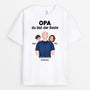 0926AGE2 Personalisierte Geschenke T Shirt Kinder Enkelkinder Papa Opa