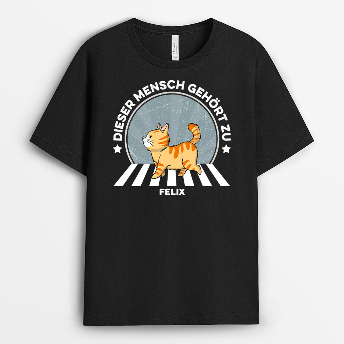 0936AGE1 Personalisierte Geschenke T shirt Katzen Katzenliebhaber Katzenbestzer