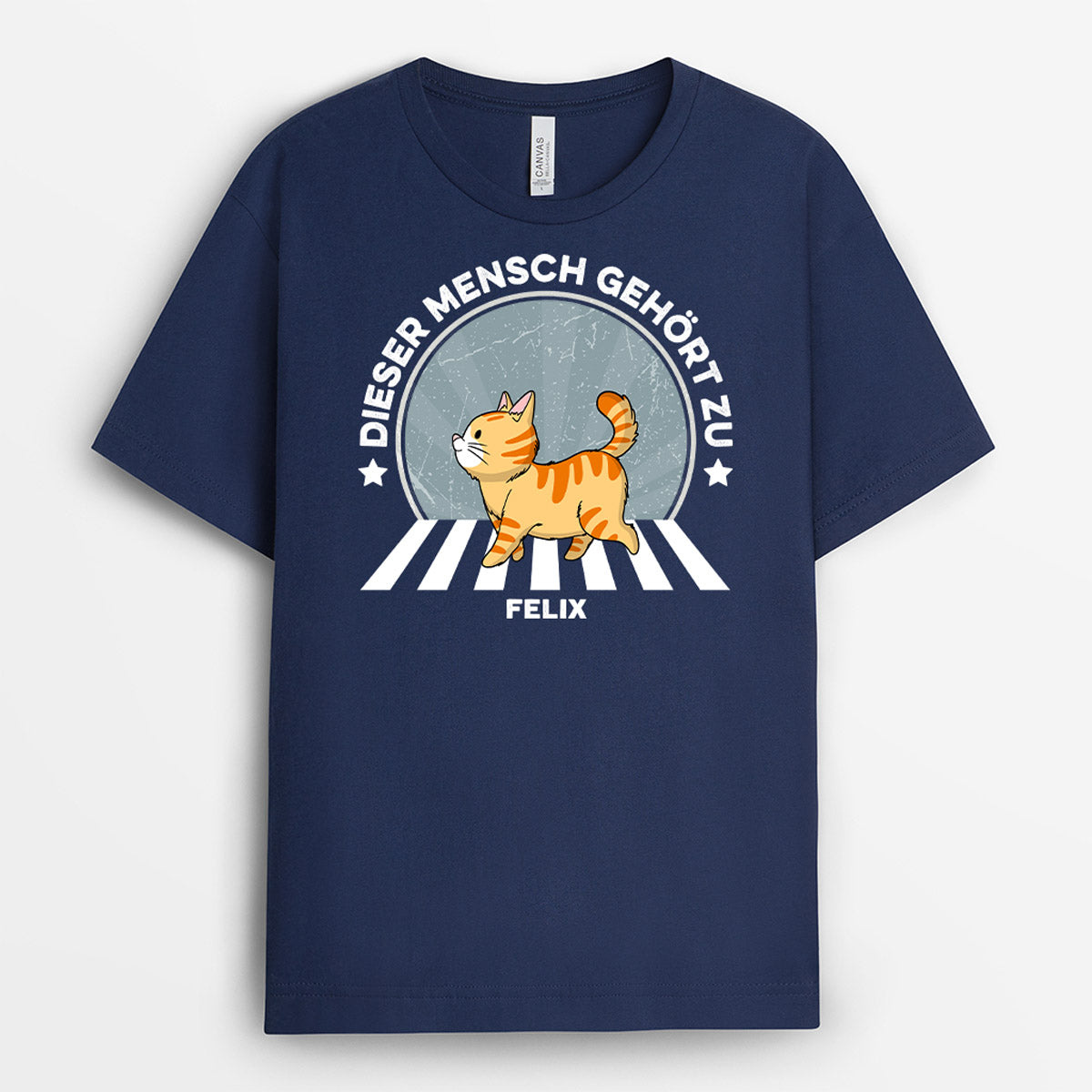 0936AGE2 Personalisierte Geschenke T shirt Katzen Katzenliebhaber Katzenbestzer