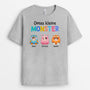 0948AGE1 Personalisierte Geschenke T shirt Monster Mama Oma