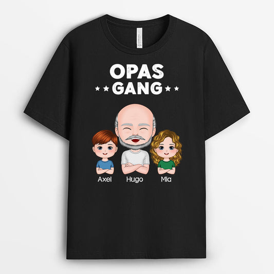 0951AGE2 personalisiertes papas bande t shirt