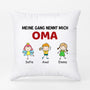 0956PGE2 Personalisierte Geschenke Kissen Kinder Enkelkinder Mama Oma