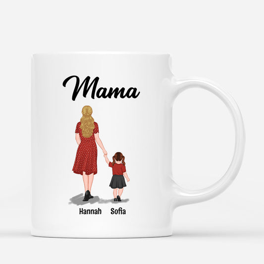 0957MGE1 Personalisierte Geschenke Tasse Kinder Mama Oma