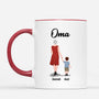 0957MGE2 Personalisierte Geschenke Tasse Kinder Mama Oma