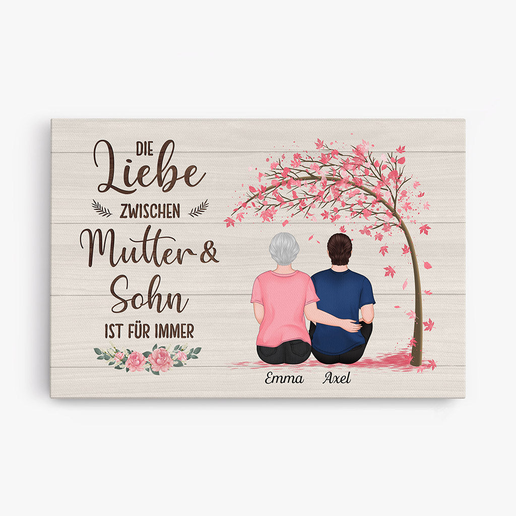 0961CGE1 Personalisierte Geschenke Leinwand Kinder Enkelkinder Mama Oma