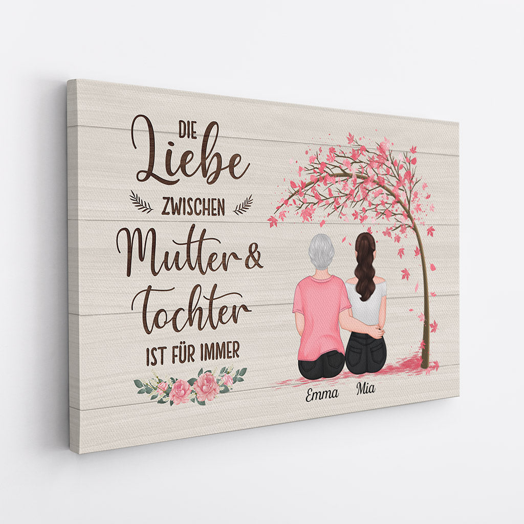 0961CGE2 Personalisierte Geschenke Leinwand Kinder Enkelkinder Mama Oma