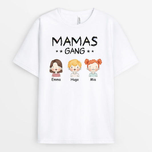 0989AGE1 Personalisierte Geschenke T Shirt Kinder Enkelkinder Mama Oma