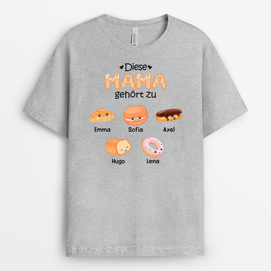 0992AGE2 Personalisierte Geschenke T Shirt Kinder Enkelkinder Mama Oma