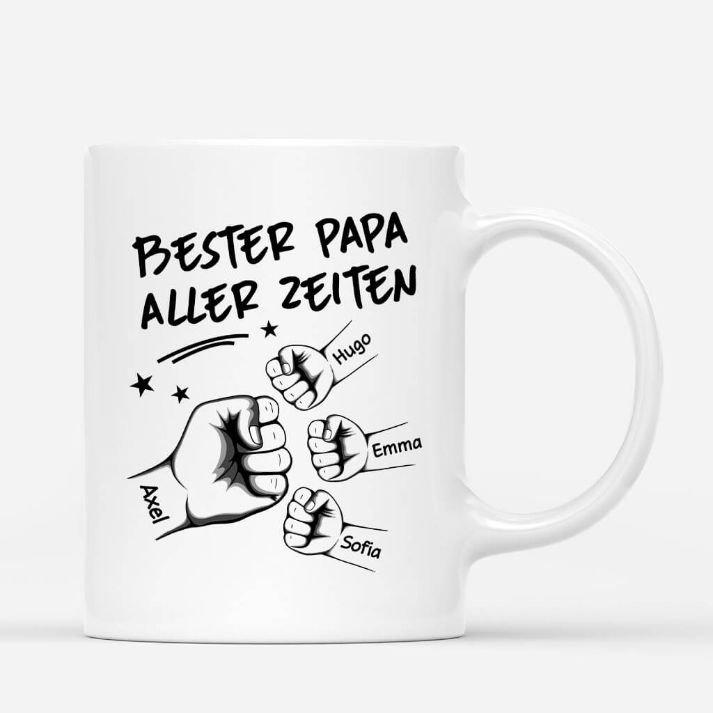 1006MGE1 personalisierte bester papa aller zeiten tasse