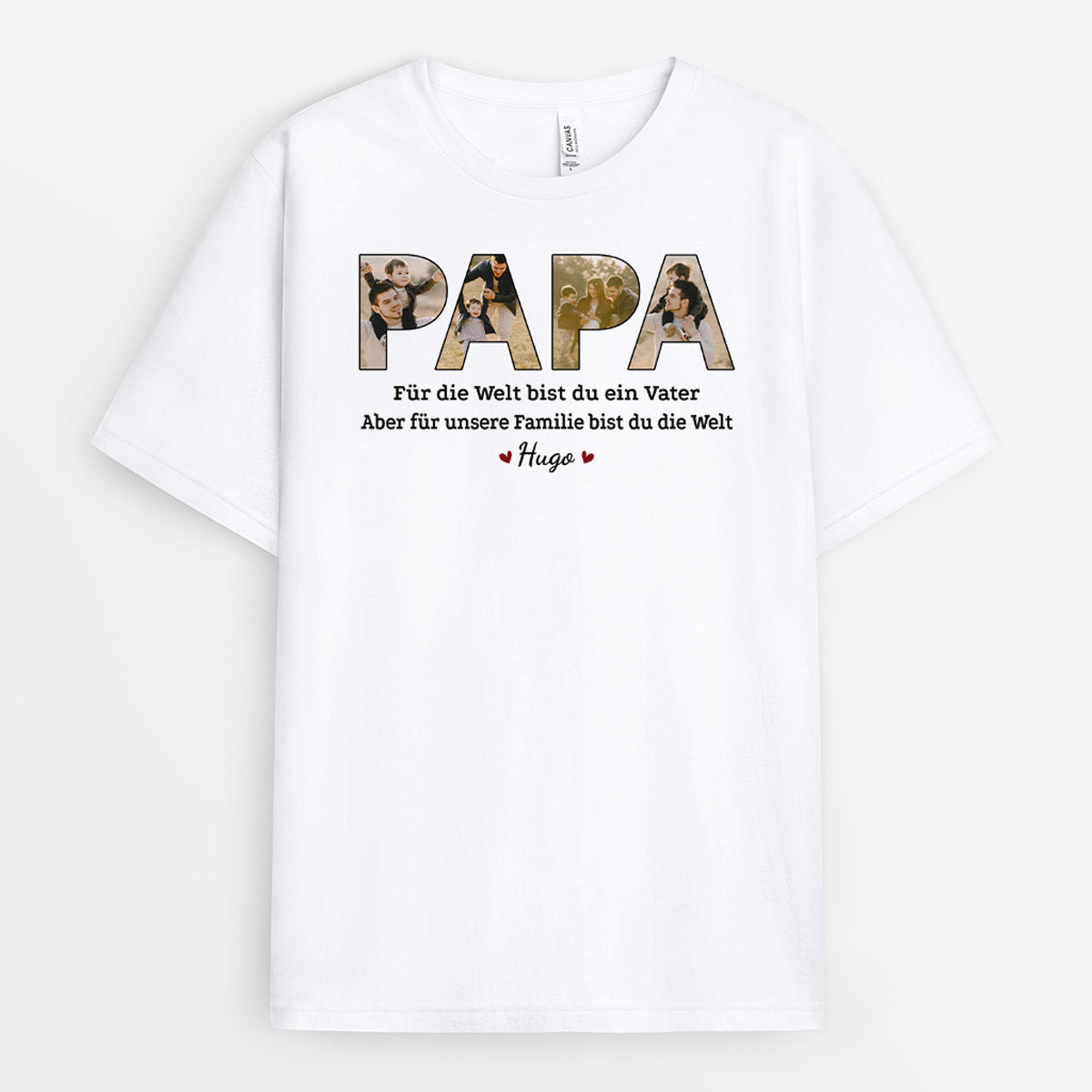 1016AGE2 Personalisierte Geschenke T Shirt Kinder Enkelkinder Familie Papa Opa