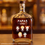 1017AGE1 papas gang personalisierte whiskyflasche papa opa buntstifte 1017aicp0b