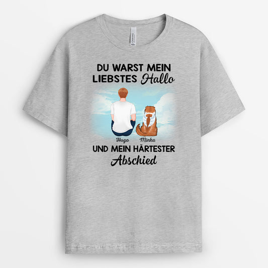 1028AGE2 Personalisierte Geschenke T Shirt Katzen Katzenliebhaber Katzenbesitzer