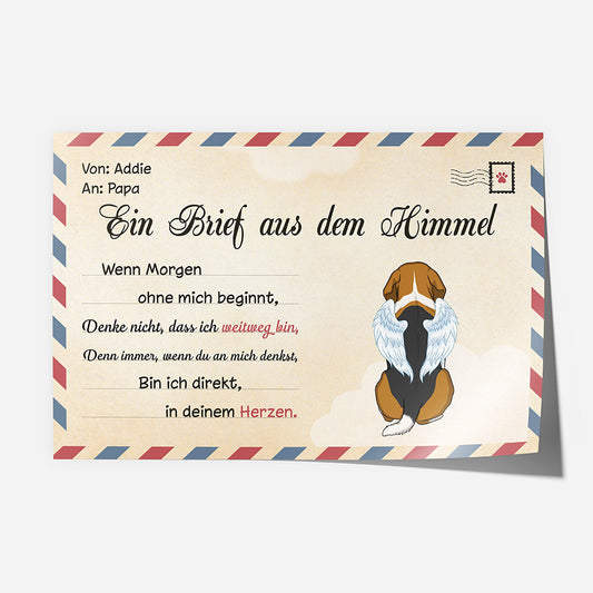 1042SGE1 Personalisierte Geschenke Poster Hunde Hundeliebhaber Hundebesitzer