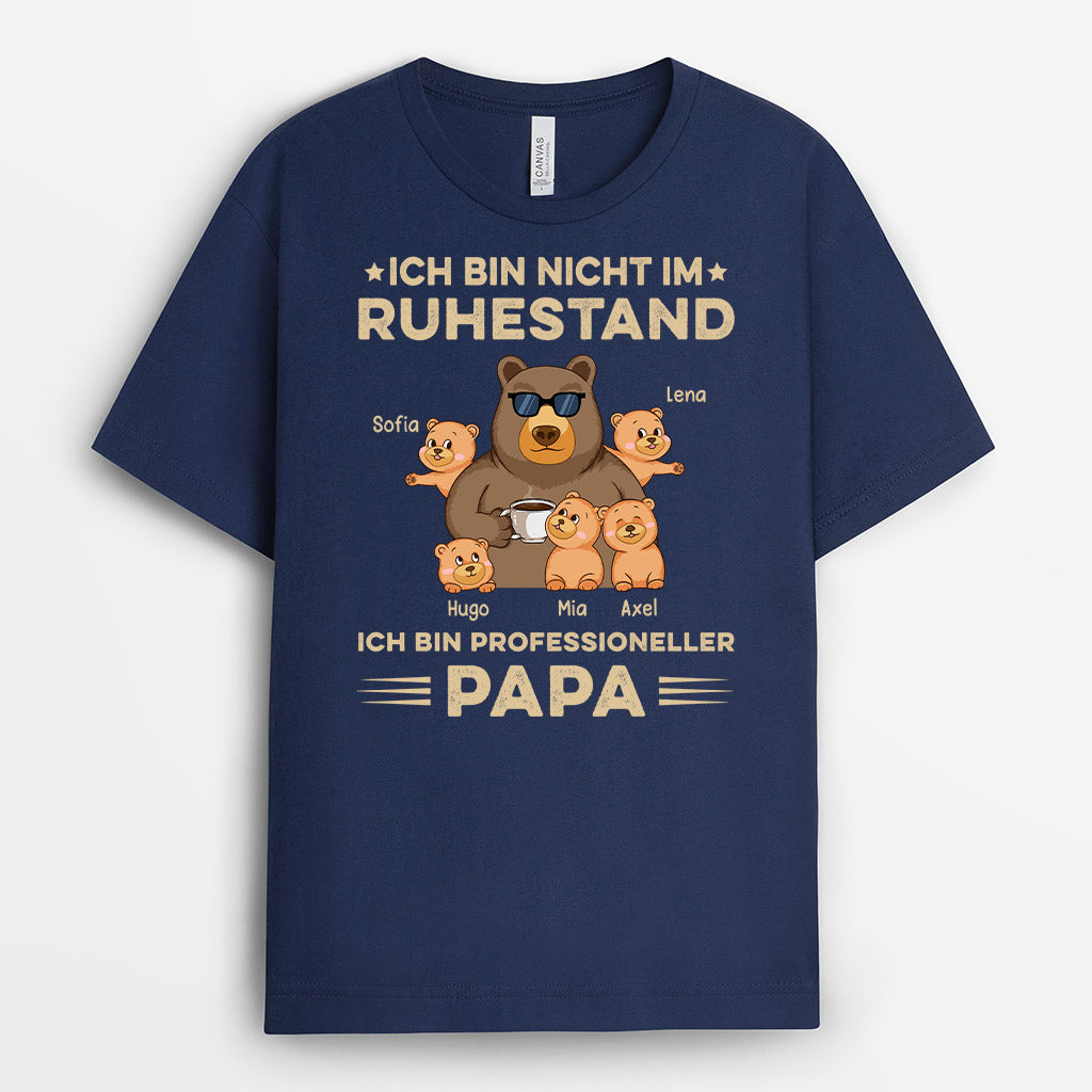 1044AGE2 Personalisierte Geschenke T Shirt Bar Mama Oma Papa Opa