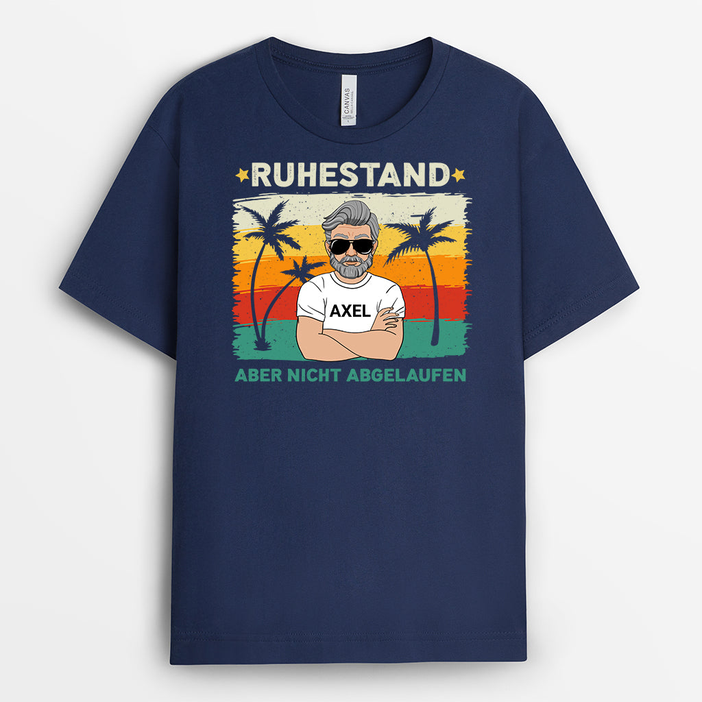 1045AGE1 Personalisierte Geschenke T Shirt Cool Papa Opa