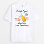 1047AGE2 Personalisierte Geschenke T Shirt Kinder Papa Opa