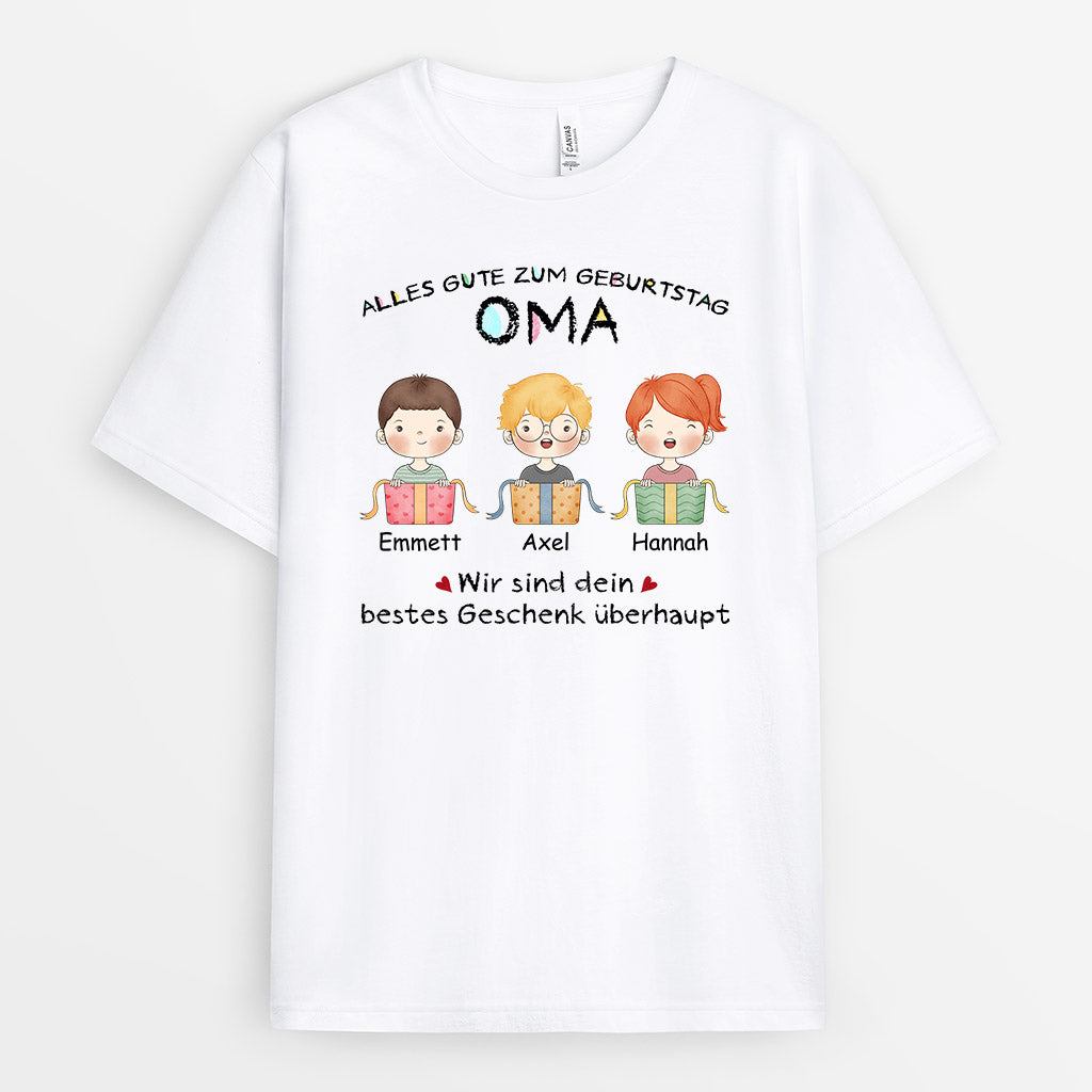 1049AGE2 Personalisierte Geschenke T Shirts Geburtstag Mama Oma