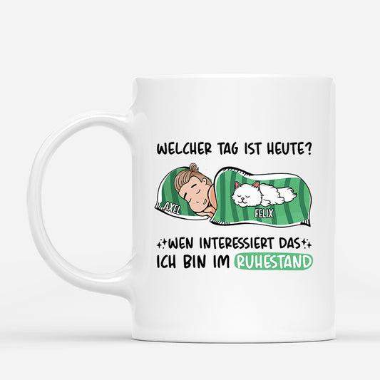 1051MGE1 Personalisierte Geschenke Tasse Ruhestand Katzenliebhaber_c1f4133d 4b6c 4ba8 9509 4ee222a58953