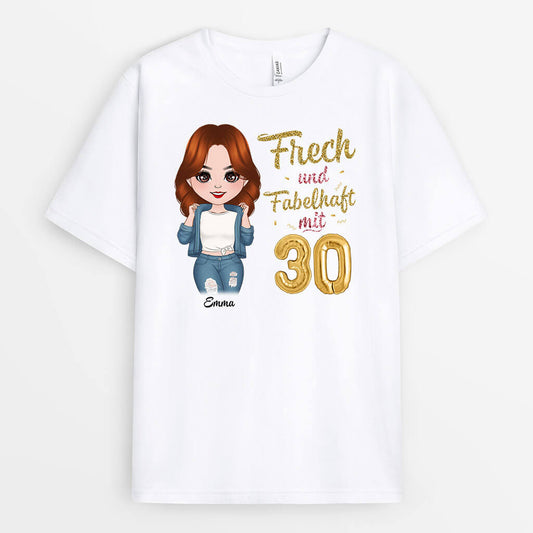 1053AGE1 Personalisierte Geschenke T Shirts Geburtstag Frech Freunde