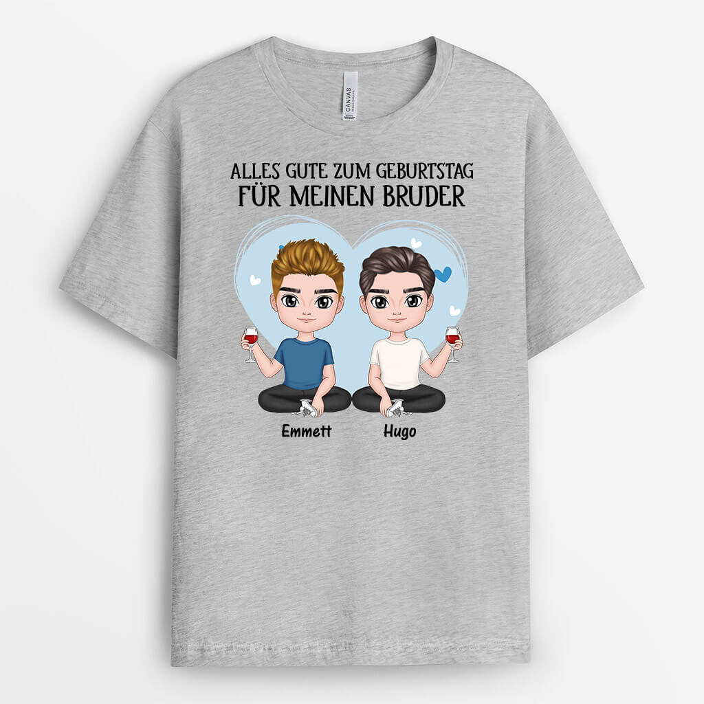 1055AGE2 Personalisierte Geschenke T Shirts Geburtstag Schwester