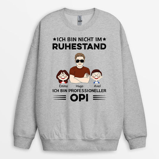 1057WGE2 Personalisierte Geschenke Pullover Opa Papa