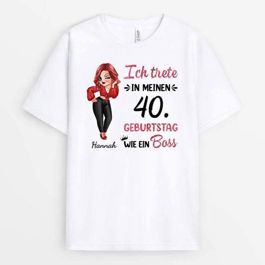 1062AGE1 Personalisierte Geschenke T Shirts Freudin Oma Mama Schwester
