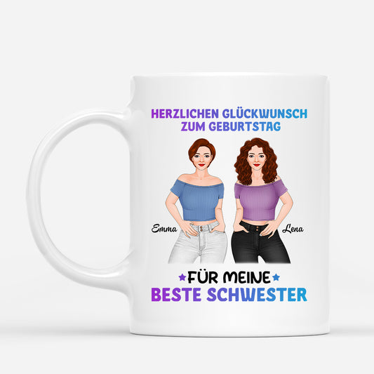 1068MGE1 Personalisierte Geschenke Tassen Beste Freudin Geburtstag Schwester_3f2d4683 24b9 46ae 8dc1 3ff93168797a