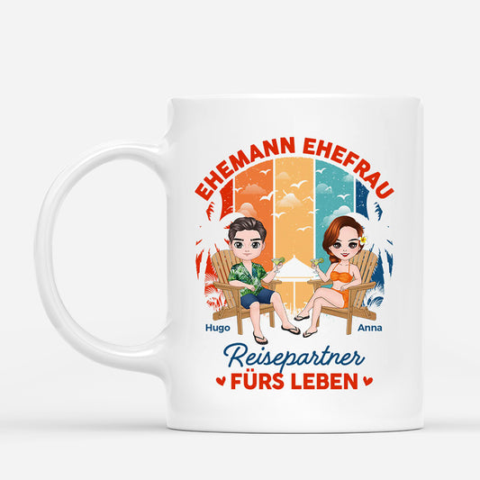 1092MGE1 Personalisierte Geschenke Tassen Paare Ehemann Ehefrau Reise_0ee6483b 6ce7 406b 946d acfdf40199b5
