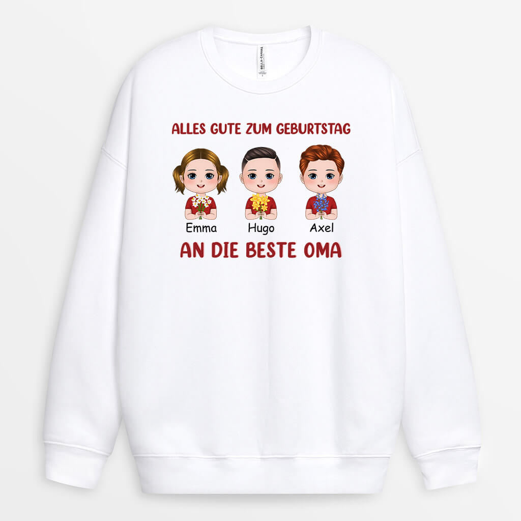 1097AGE2 Personalisierte Geschenke T Shirts Geburtstag Mama Oma Frauen Muttertag