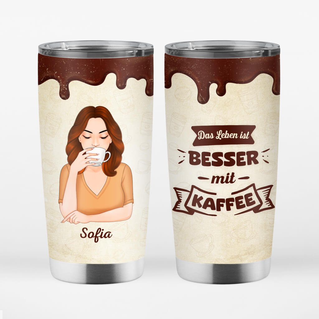 1117TGE1 Personalisierte Geschenke Becher Kaffee Kaffeeliebhaber