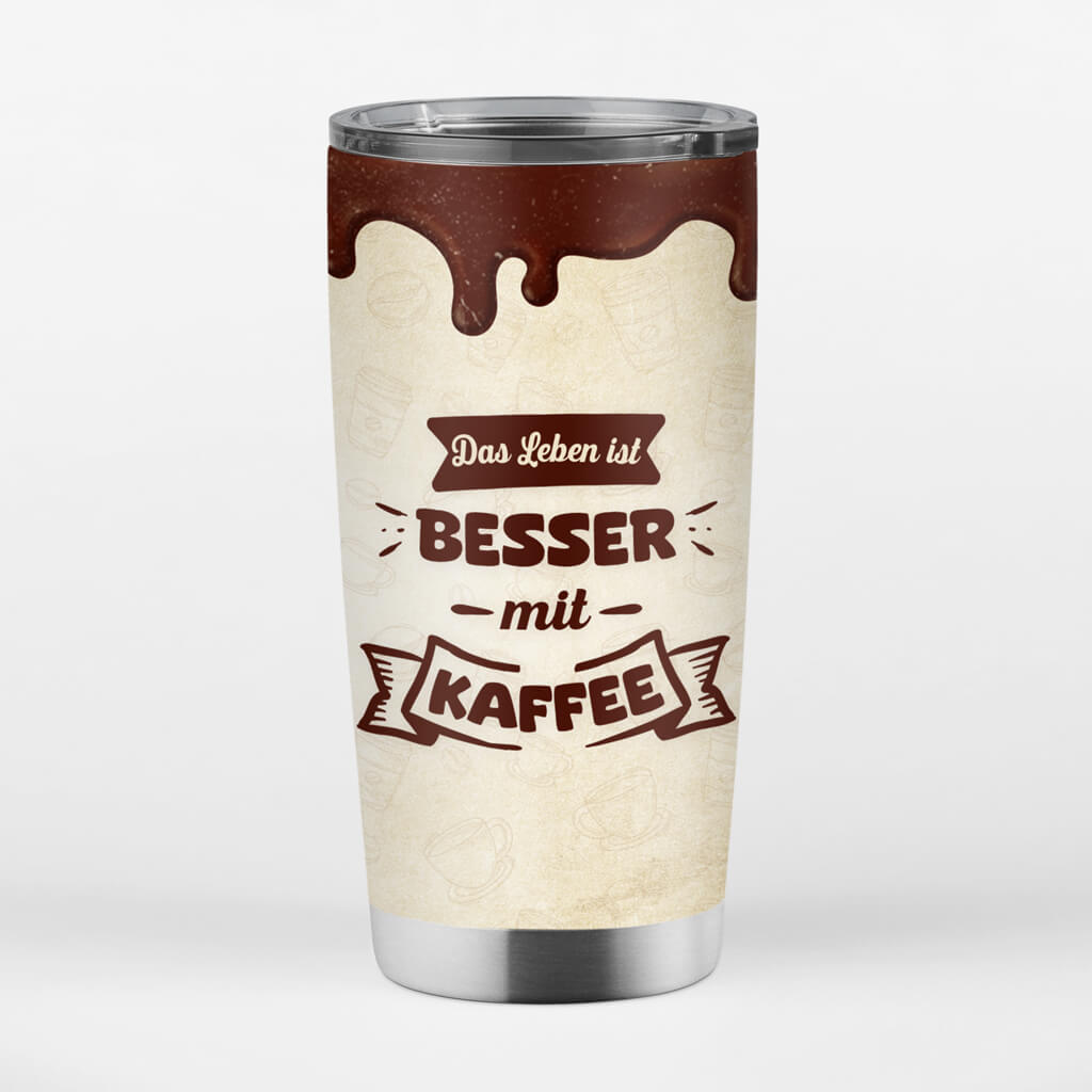 1117TGE3 Personalisierte Geschenke Becher Kaffee Kaffeeliebhaber