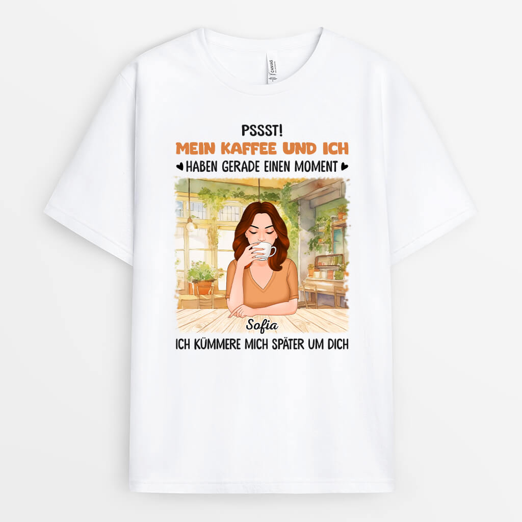 1118AGE2 Personalisierte Geschenke T Shirts Kaffeeliebhaber