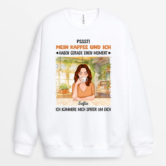 1118WGE2 Personalisierte Geschenke Pullover Kaffeeliebhaber