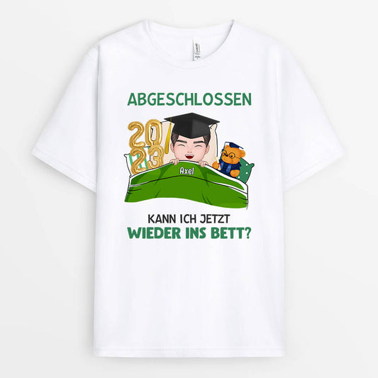 1134AGE1 Personalisierte Geschenke T Shirts Abschluss Absolventen
