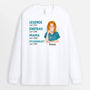 1145NGE1 Personalisierte Geschenke Langarmshirt Genial Ehefrau Mama Krankenschwester