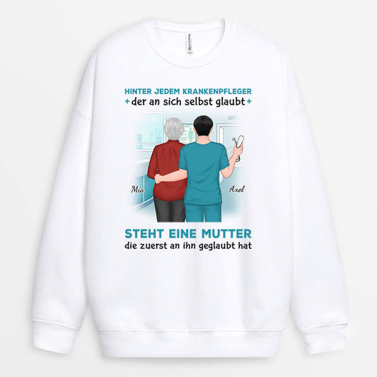 1146WGE1 Personalisierte Geschenke Pullover Krankenschwester Mutter