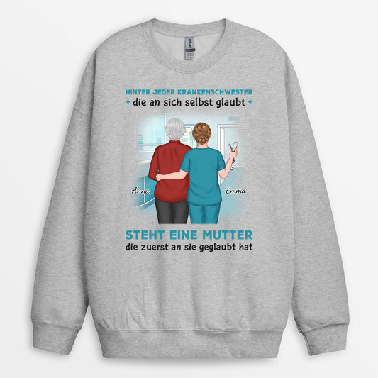 1146WGE2 Personalisierte Geschenke Pullover Krankenschwester Mutter