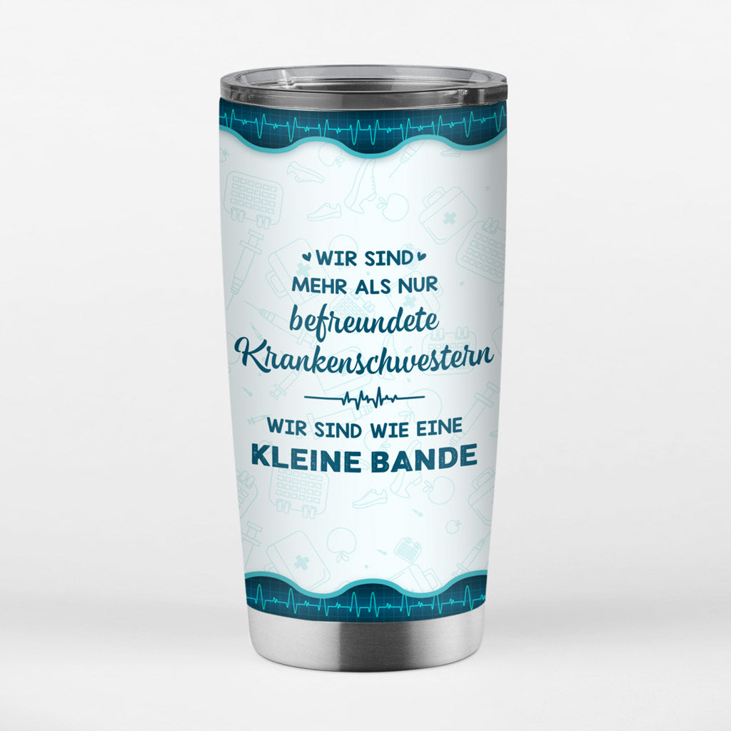 1147GE3 Personalisierte Geschenke Reisebecher Krankenschwester Freunde