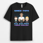 1160AGE2 Personalisierte Geschenke T shirt Game Papa