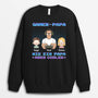 1160WGE2 Personalisierte Geschenke Langarmshirt Game Papa