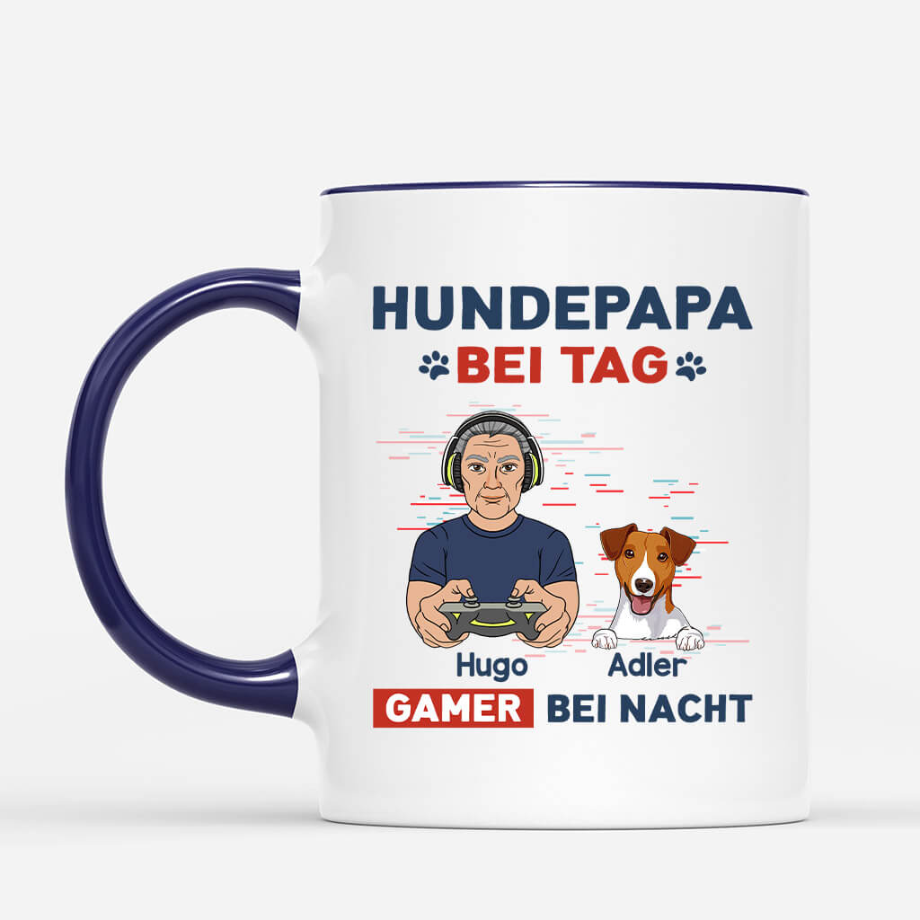 1161MGE2 Personalisierte Geschenke Tasse Game Hundeliebhaber