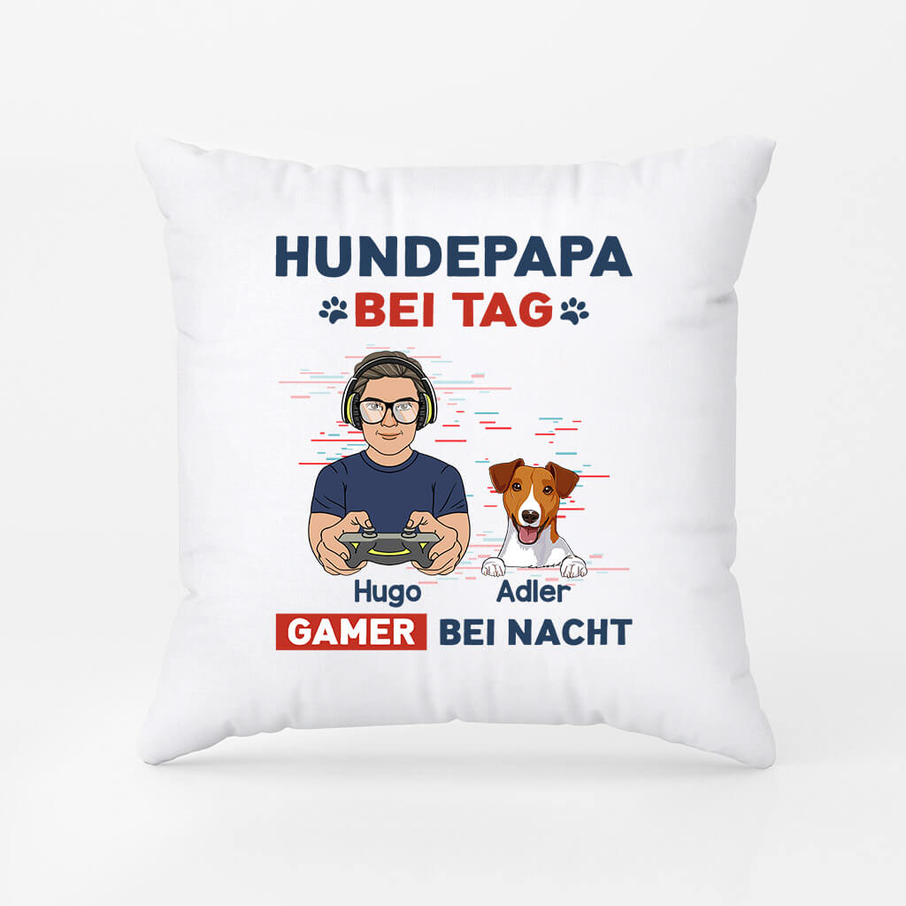 1161PGE1 Personalisierte Geschenke Kissen Game Hundeliebhaber