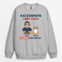 1164WGE2 Personalisierte Geschenke Pullover Game Katzenliebhaber