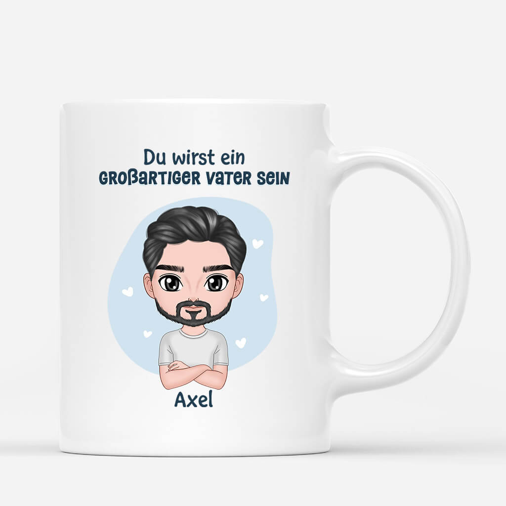 1172MGE1 Personalisierte Geschenke Tasse Baby Vater