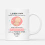 1174MGE1 Personalisierte Geschenke Tasse Ultraschall Baby Papa