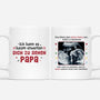 1179MGE1 Personalisierte Geschenke Tasse Geburt Baby Papa