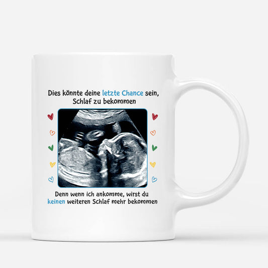 1179MGE3 Personalisierte Geschenke Tasse Geburt Baby Papa