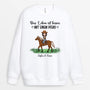1184WGE2 Personalisierte Geschenke Pullover Pferd Madchen