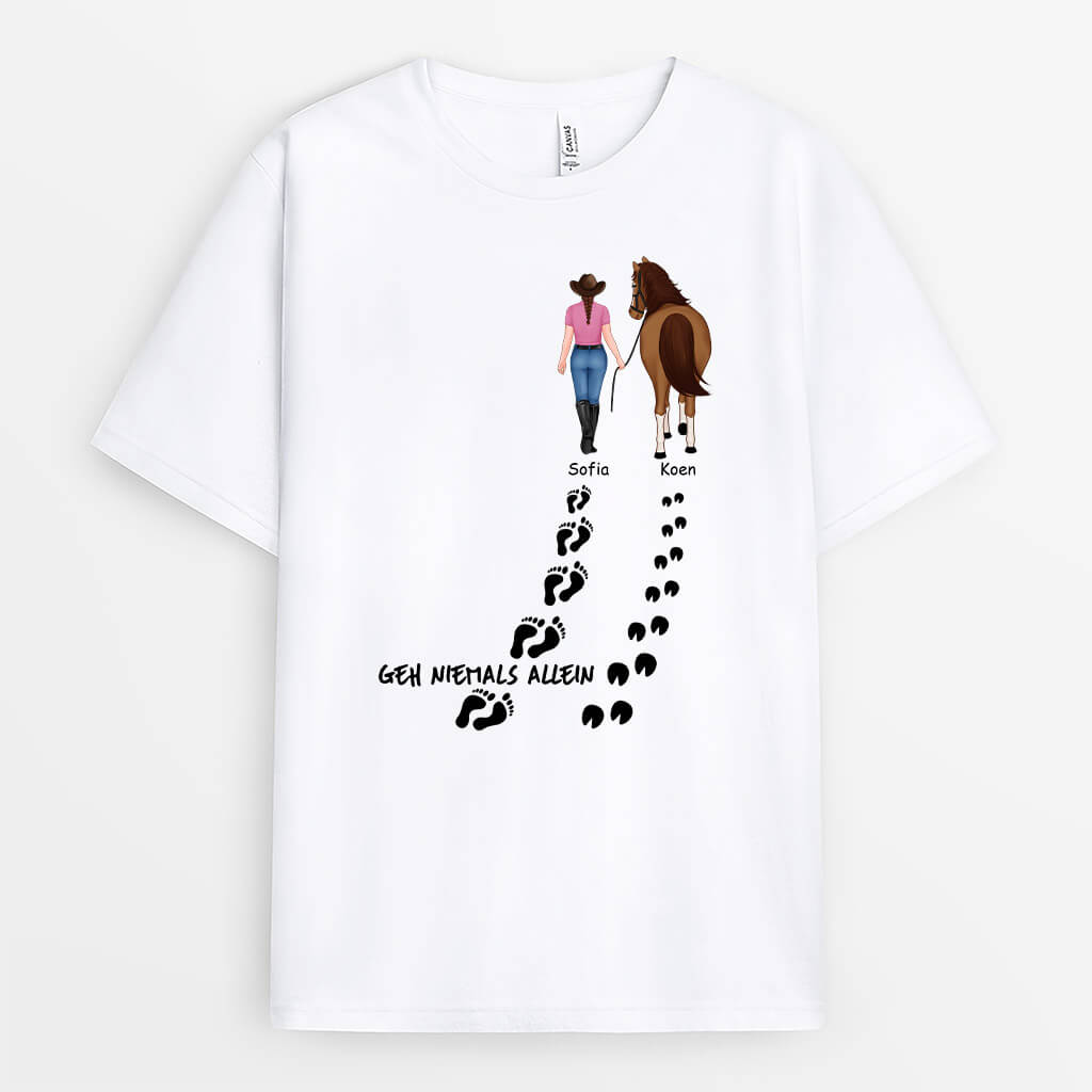 1187AGE2 Personalisierte Geschenke T shirt Pferd Freunde_c7857486 ceaf 409f bcb4 2892a162f83c